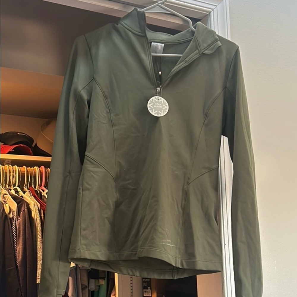 Olive Green Long Sleeve Pullover